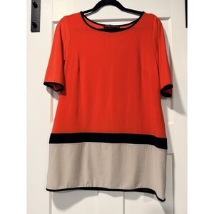 Color Block Coco Bianco Knit Tunic Ladies Size Medium